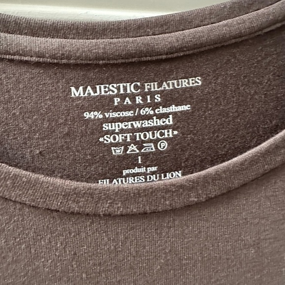 Majestic long sleeve top Size 1 (small) NWT - Picture 2 of 3